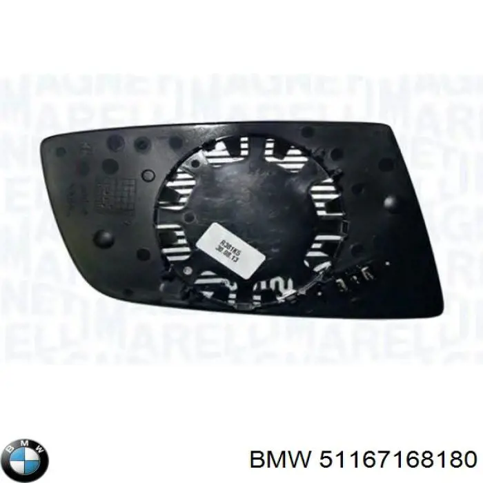 51167168180 BMW cristal de espejo retrovisor exterior derecho