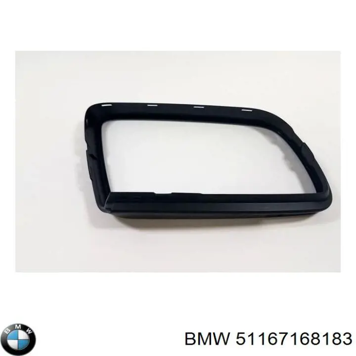 51167168183 BMW cristal de espejo retrovisor exterior izquierdo