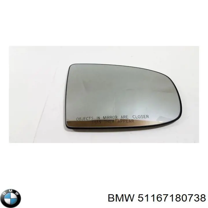 51167180738 BMW cubierta, retrovisor exterior derecho