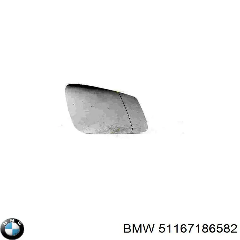 51167186582 BMW cristal de espejo retrovisor exterior derecho