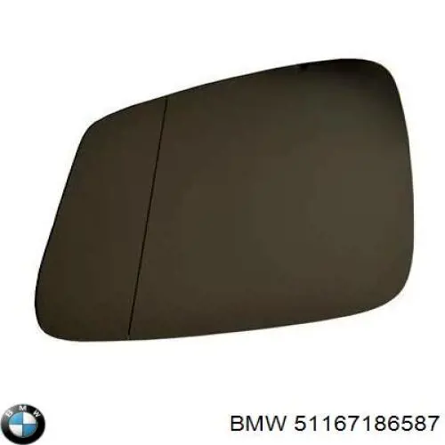 Comprar 51167186587 BMW Cristal de espejo retrovisor exterior izquierdo