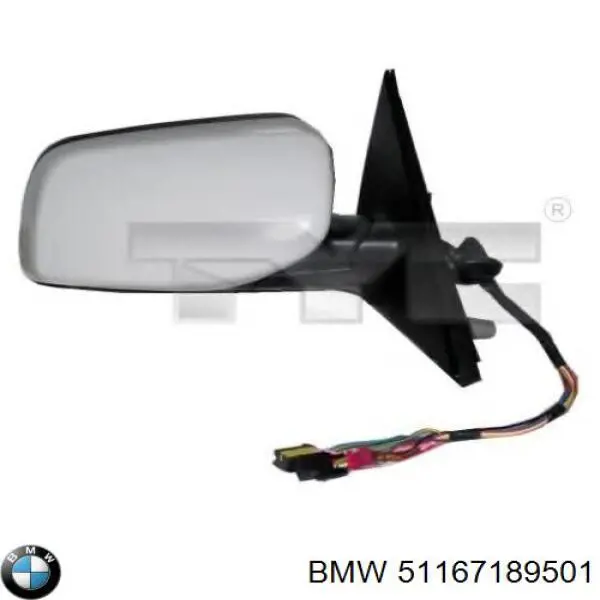 51167189501 BMW espejo retrovisor izquierdo