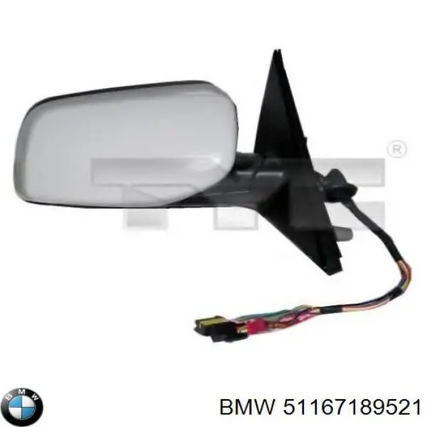 51167189521 BMW espejo retrovisor izquierdo