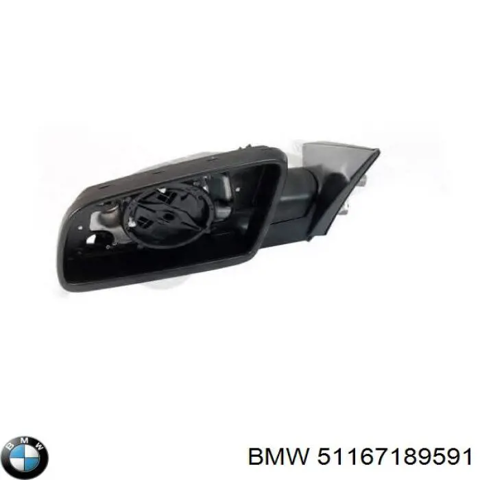 51167189591 BMW cubierta, retrovisor exterior izquierdo