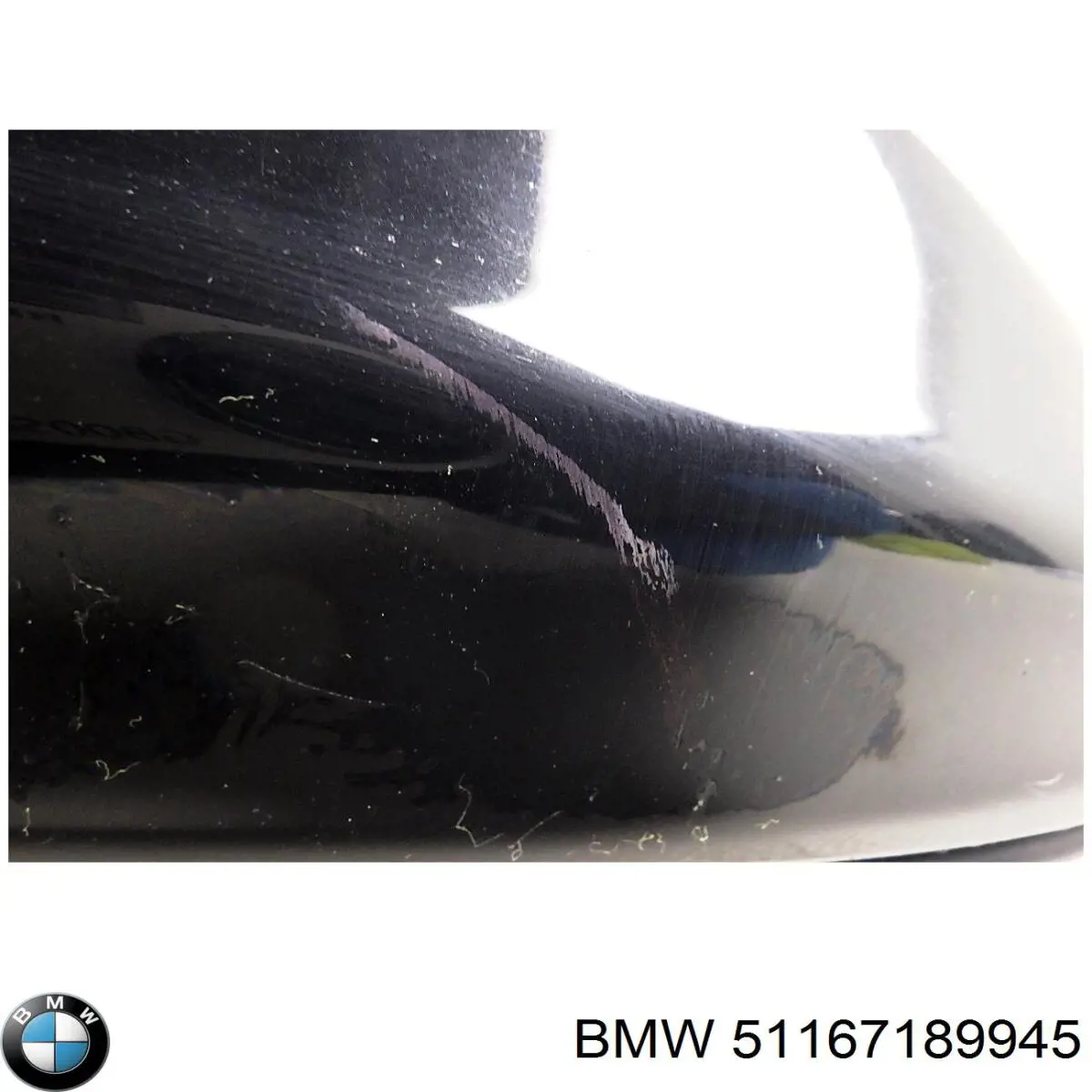 Espejo de retrovisor izquierdo 51167189945 BMW