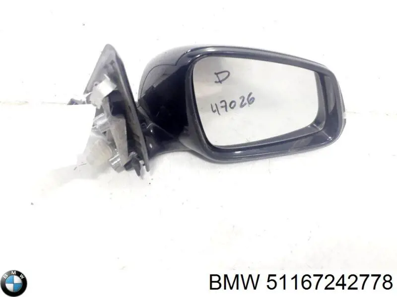 Espejo retrovisor derecho BMW 51167242778 precio, desde 322,34 EUR