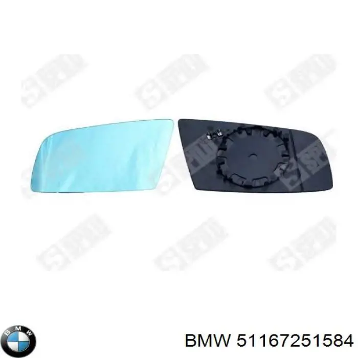 Comprar 51167251584 BMW Cristal de espejo retrovisor derecho