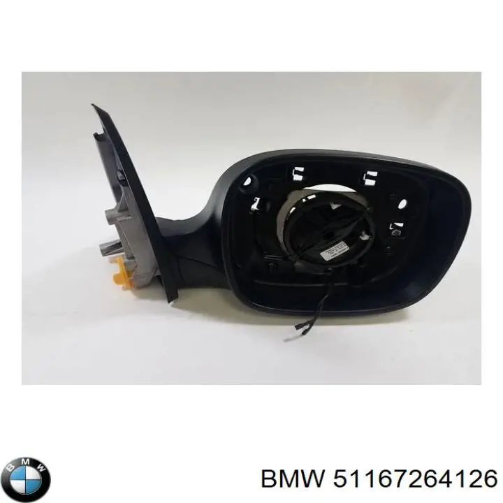 51167264126 BMW cubierta, retrovisor exterior izquierdo