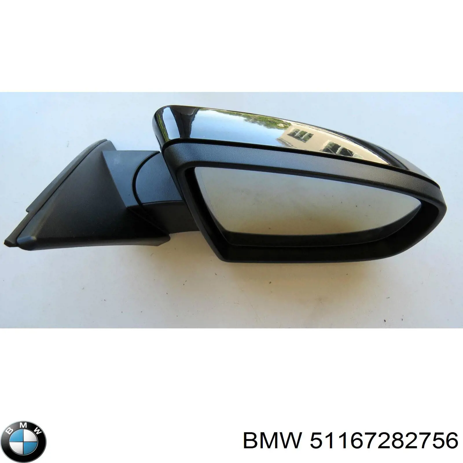 51167282756 BMW cubierta, retrovisor exterior derecho