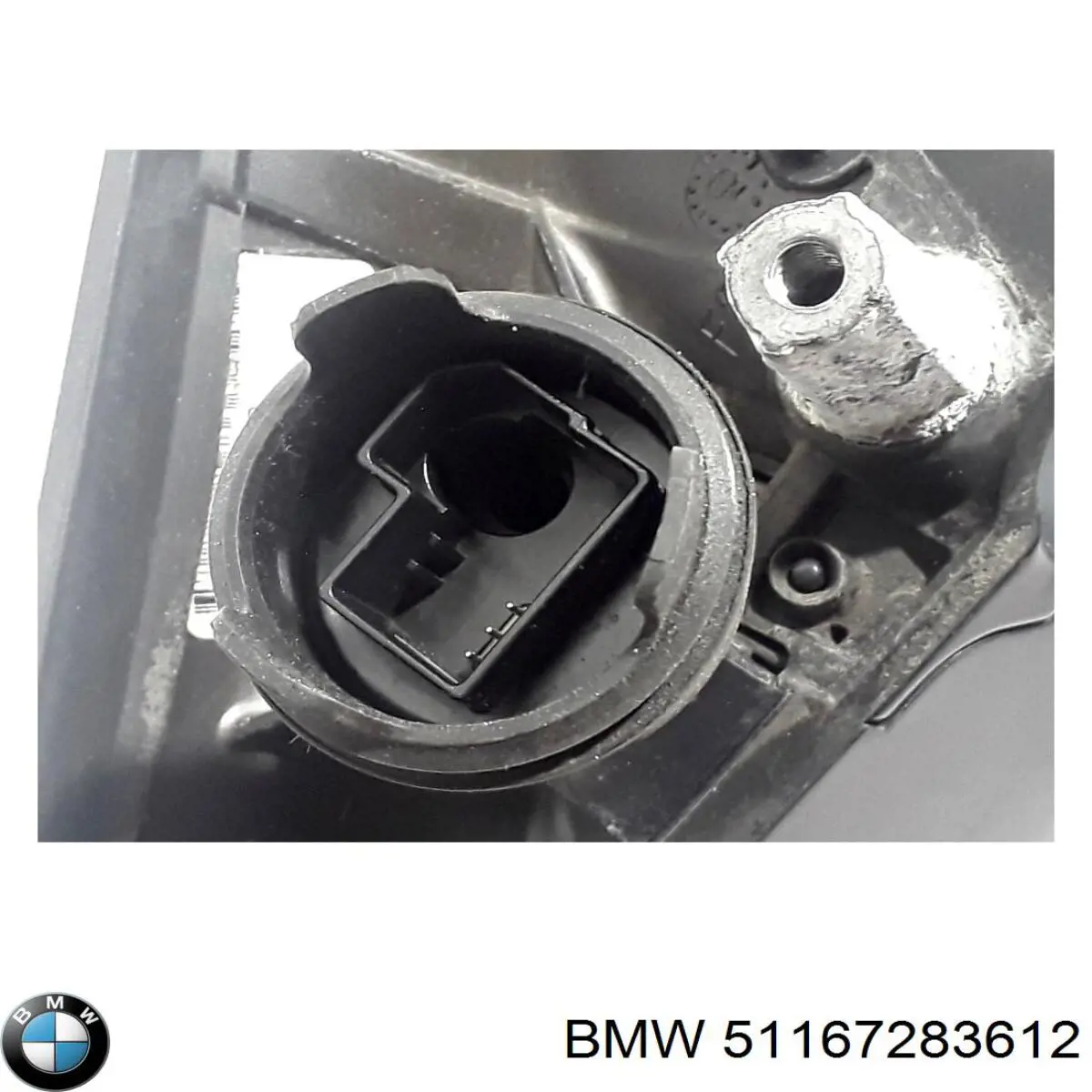 Carcasa interior del espejo retrovisor izquierdo 51167283612 BMW