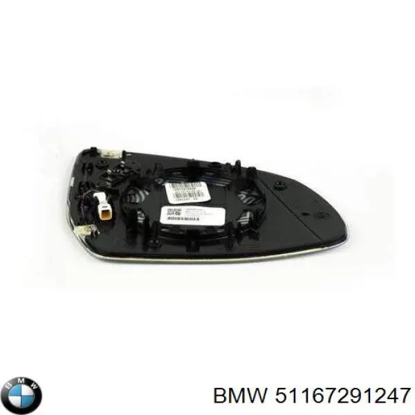 51167291247 BMW cristal de espejo retrovisor exterior izquierdo