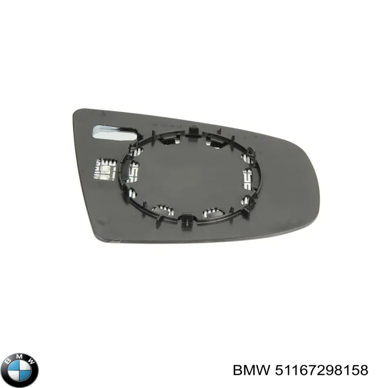 Comprar 51167298158 BMW Cristal de espejo retrovisor derecho