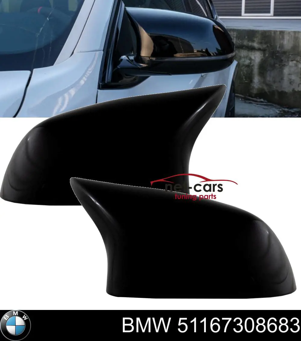 51167308683 BMW Cubierta de espejo retrovisor izquierdo