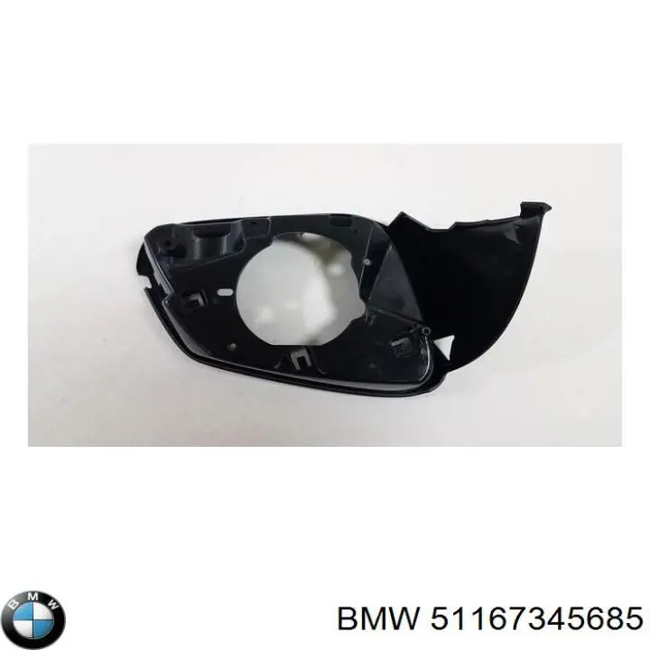 51167345685 BMW cubierta, retrovisor exterior izquierdo