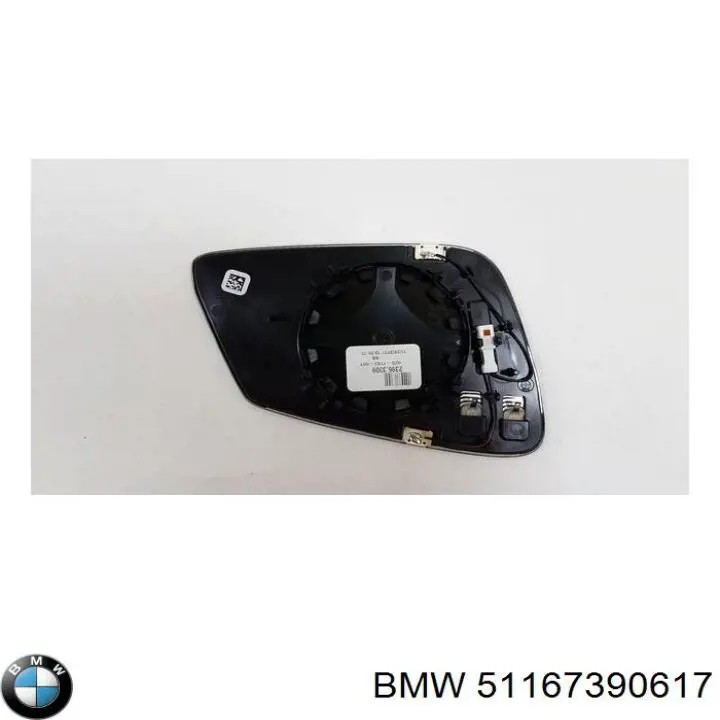Cristal de espejo retrovisor exterior izquierdo BMW 51167390617 precio, desde 111,80 EUR