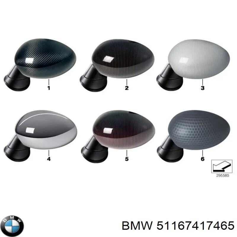 Espejo izquierdo BMW 51167417465 precio, desde 159,72 EUR
