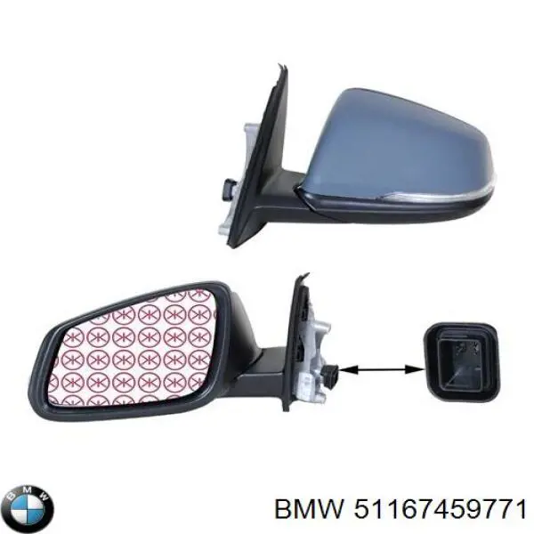 Comprar 51167459771 BMW Espejo de retrovisor izquierdo