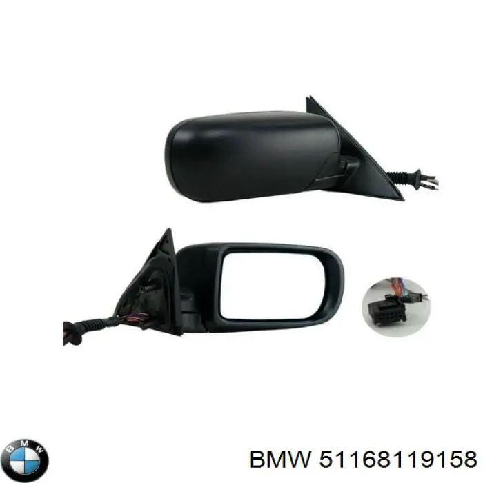 51168119158 BMW espejo retrovisor derecho
