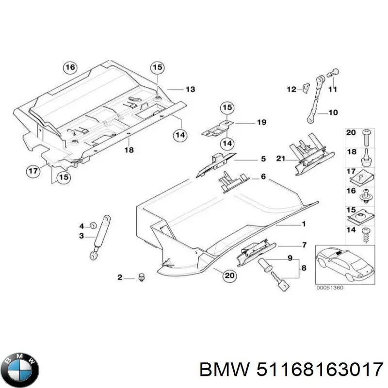  BMW 51168163017 precio, desde 27,99 EUR