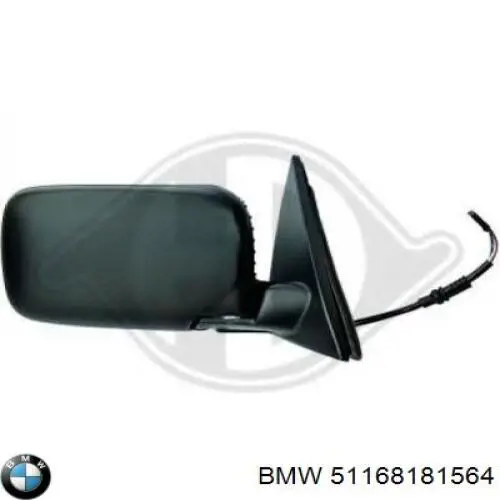 51168181564 BMW espejo retrovisor derecho