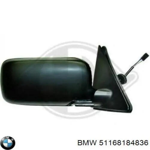Espejo derecho BMW 5 E39