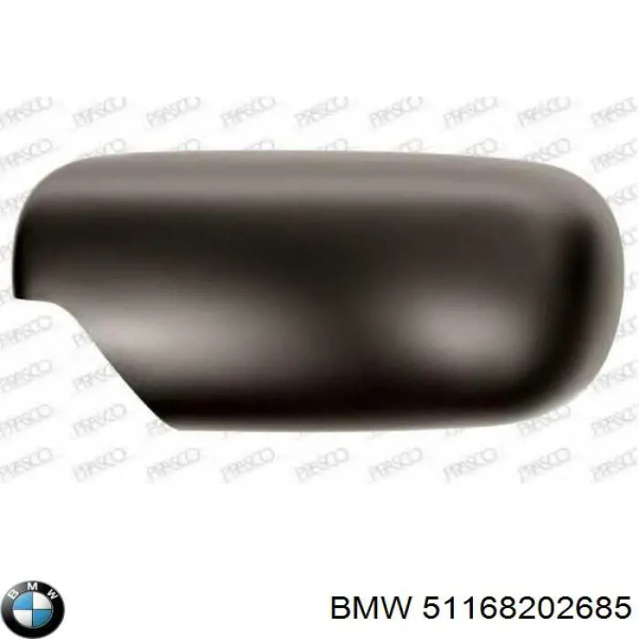 51168202685 BMW cubierta de espejo retrovisor izquierdo