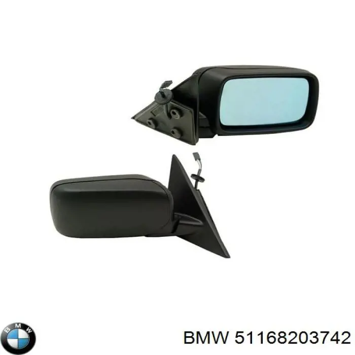 Espejo retrovisor derecho BMW 51168203742 precio, desde 68,24 EUR