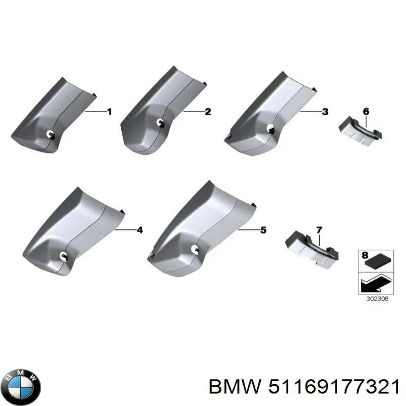  BMW 51169177321 precio, desde 39,01 EUR