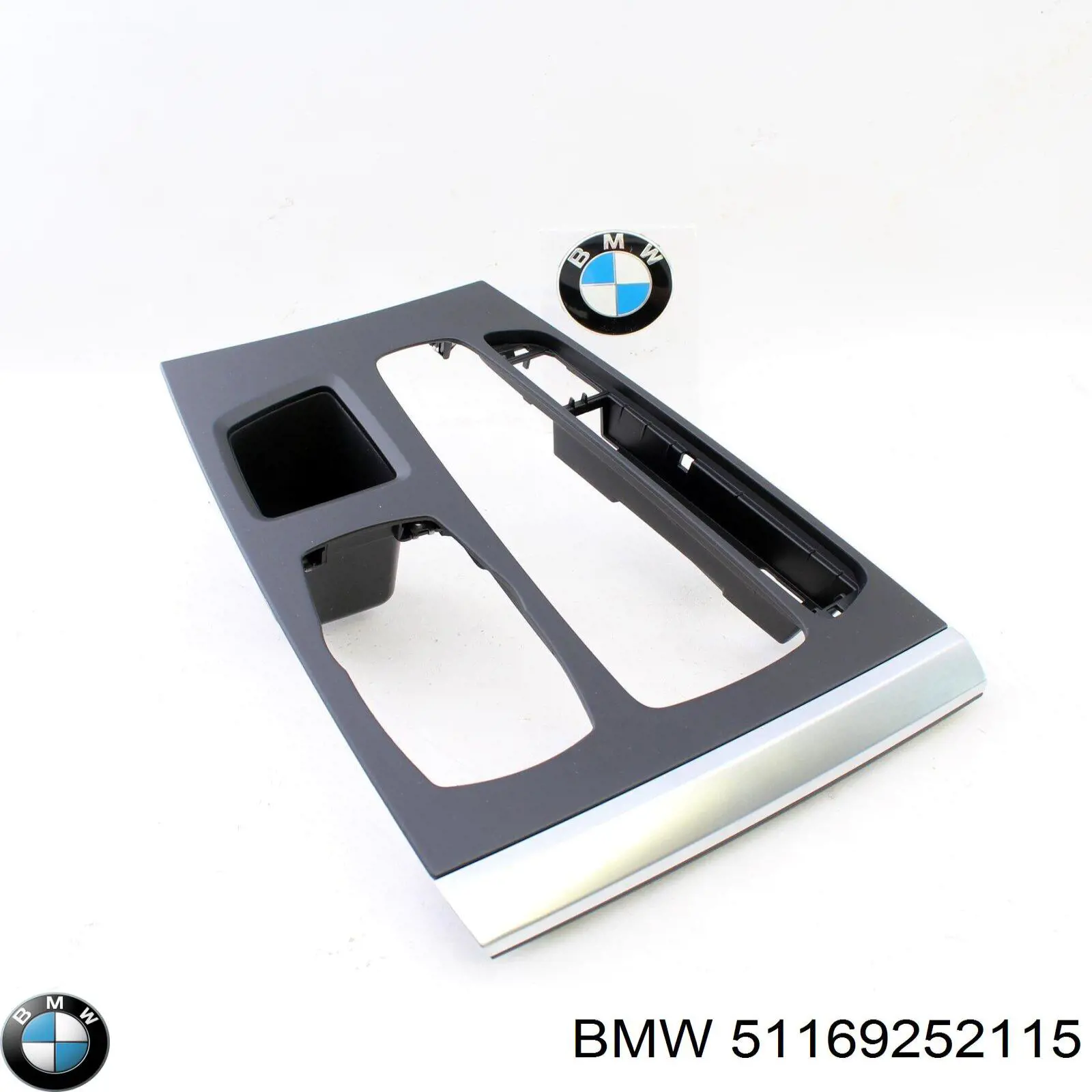 51169252115 BMW moldura de parachoques trasero