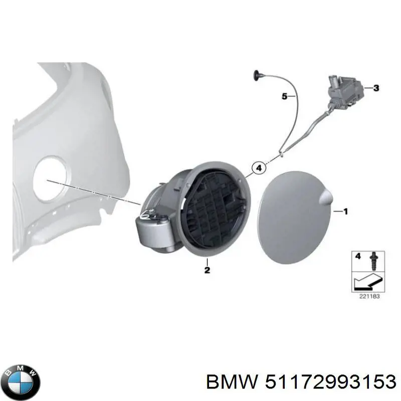 Tapon depósito de gasolina para BMW X1 (E84)