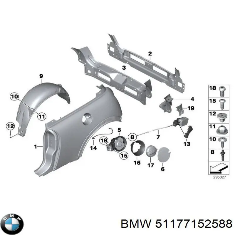 Motor de apertura de tapa de combustible Mini Cooper hatchback (R50, R53) (2001 - 2006) precio, desde 39,20 EUR