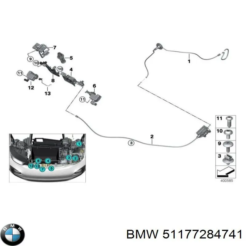 Tope de la tapa del depósito de combustible BMW 51177284741 precio, desde 18,38 EUR