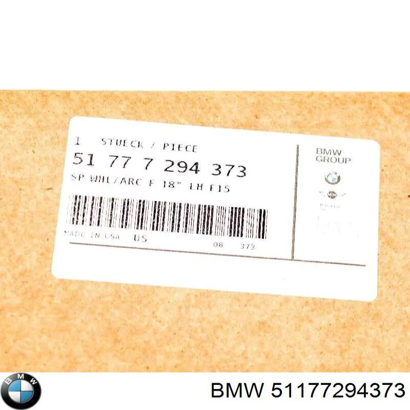 51177294373 BMW Extensión de aleta delantera izquierda