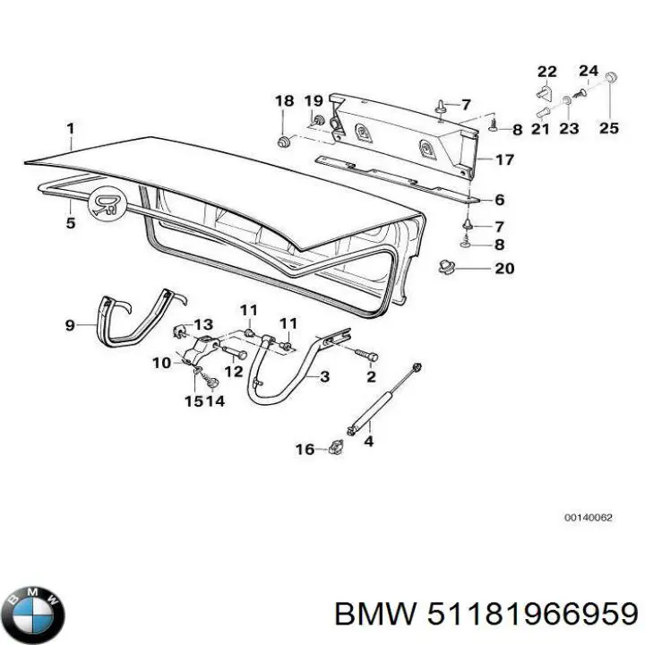  BMW 51181966959 precio, desde 1,91 EUR