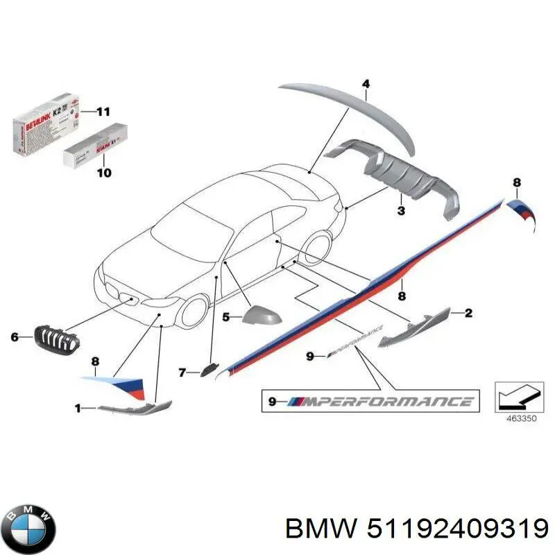  BMW 51192409319 precio, desde 3494,60 EUR