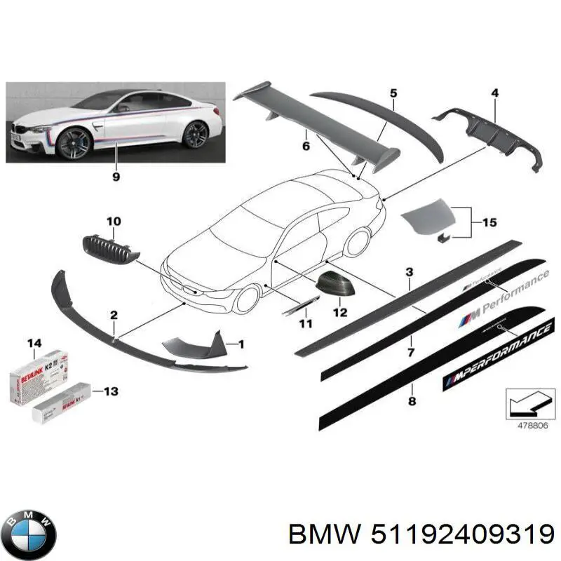 Comprar 51192409319 BMW 