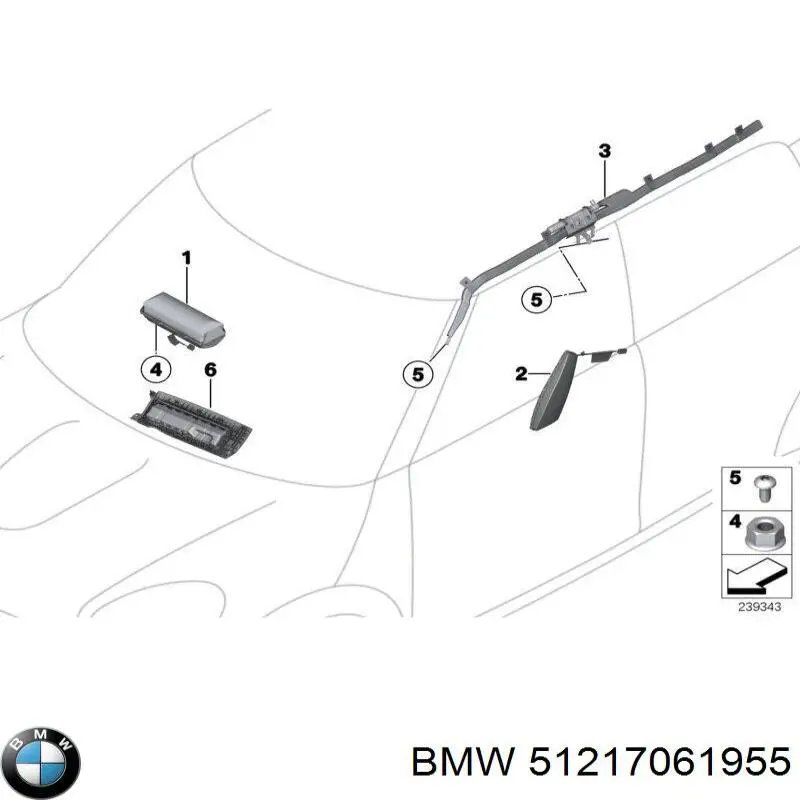  BMW 51217061955 precio, desde 2,21 EUR