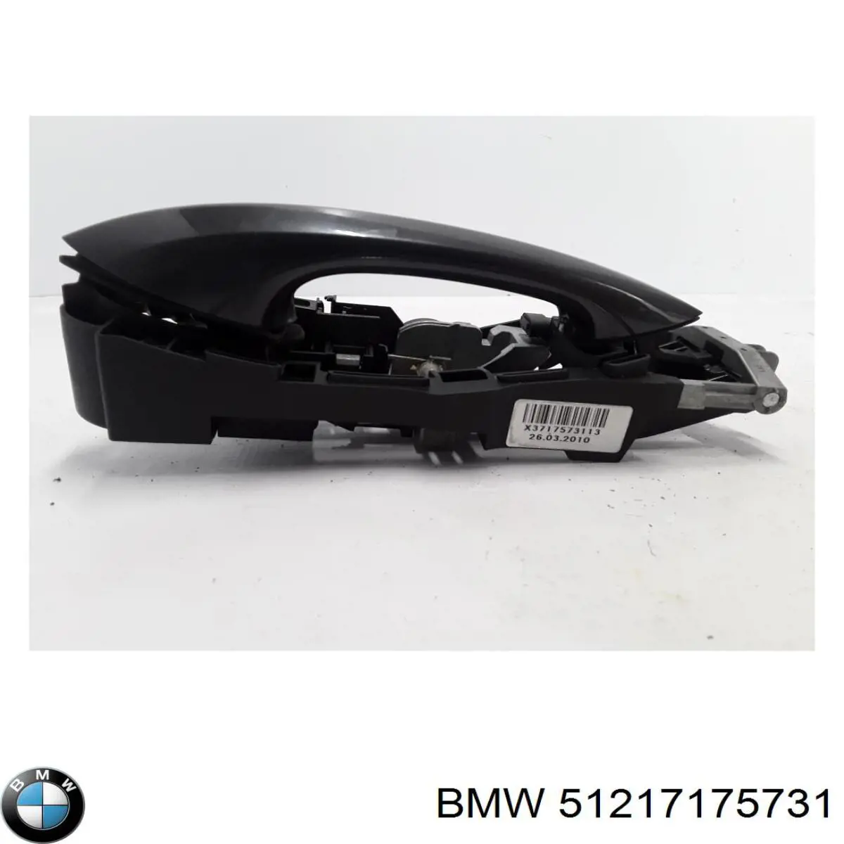 Soporte de manilla exterior de puerta trasera izquierda BMW 7 (F01, F02, F03, F04)