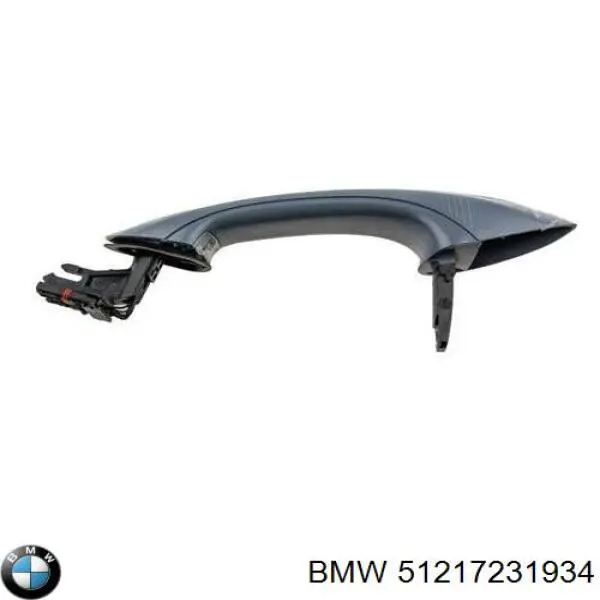 Tirador de puerta exterior derecho delantero/trasero para BMW 7 (F01, F02, F03, F04)