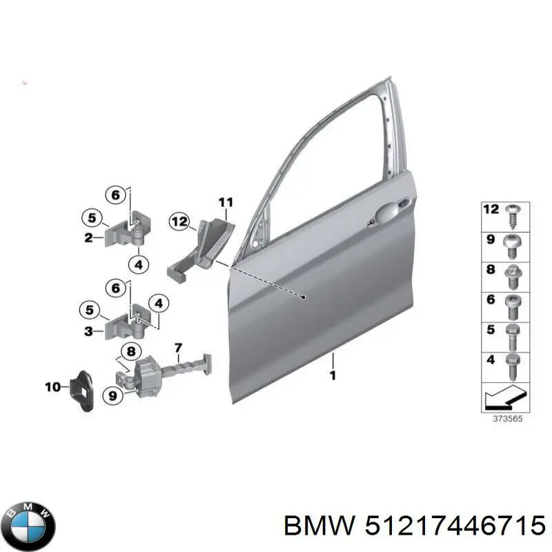Limitador de apertura de puerta delantera izquierda BMW 51217446715 precio, desde 36,13 EUR