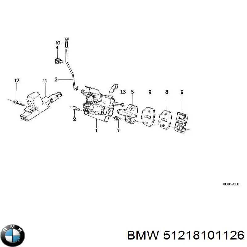 Interruptor de puerta BMW 51218101126 precio, desde 64,73 EUR