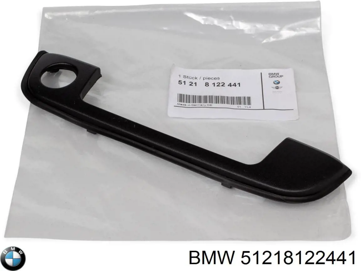 Tapa de manija exterior de puerta delantera izquierda 51218122441 BMW