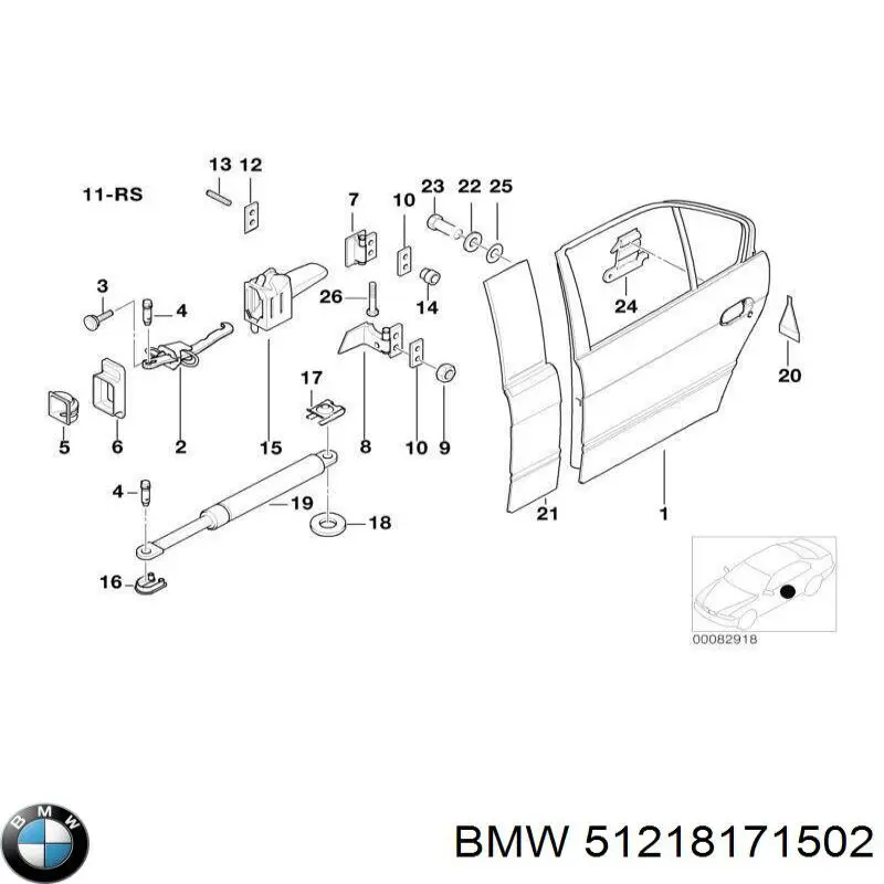  BMW 51218171502 precio, desde 13,07 EUR