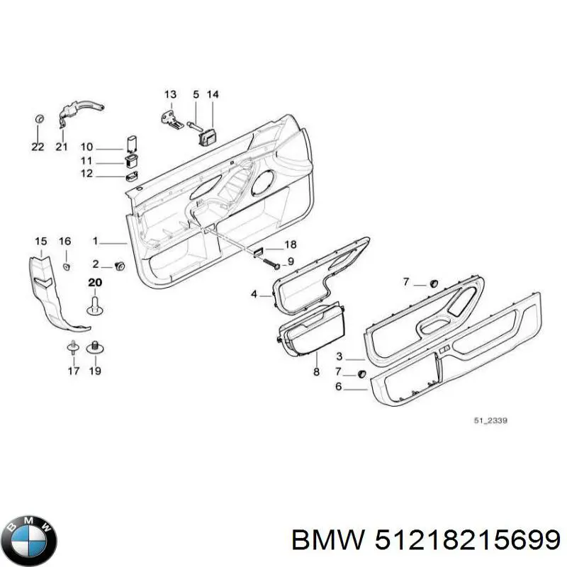  BMW 51218215699 precio, desde 17,60 EUR
