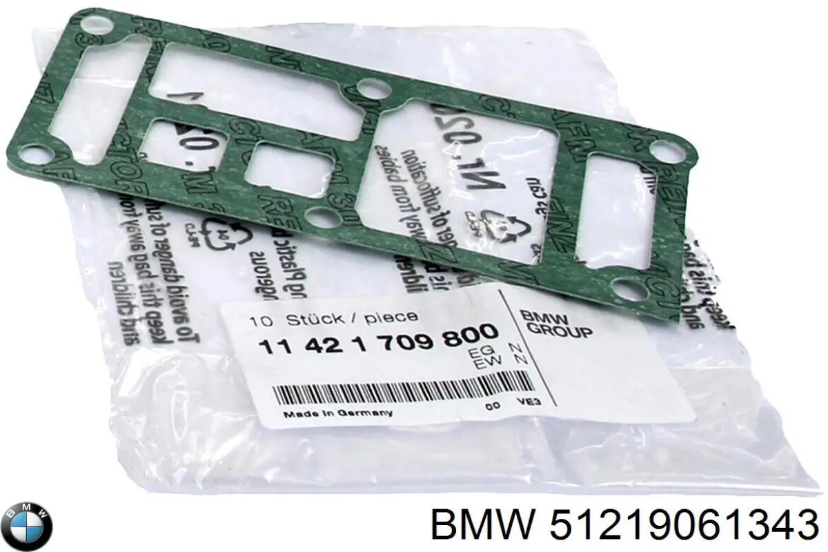 51219061343 BMW cilindro de cerradura de puerta delantera izquierda