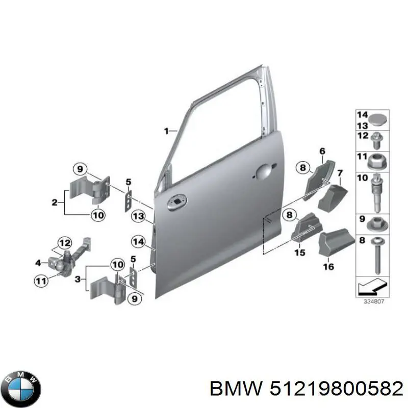 Limitador de apertura de puerta delantera BMW 51219800582 precio, desde 50,82 EUR
