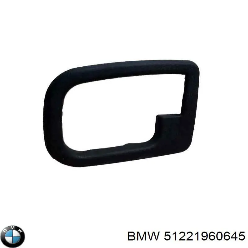 Moldura de manija interior de puerta delantera izquierda BMW 51221960645 precio, desde 4,51 EUR