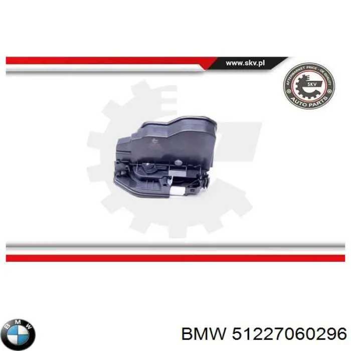 51227060296 BMW cerradura de puerta trasera derecha