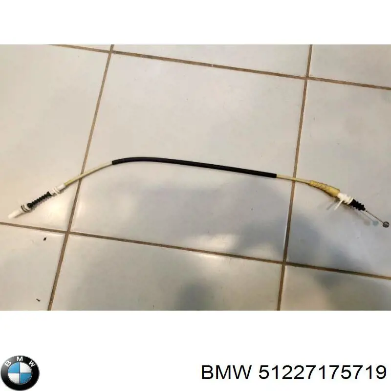 Cable de accionamiento, desbloqueo de puerta delantera BMW 51227175719