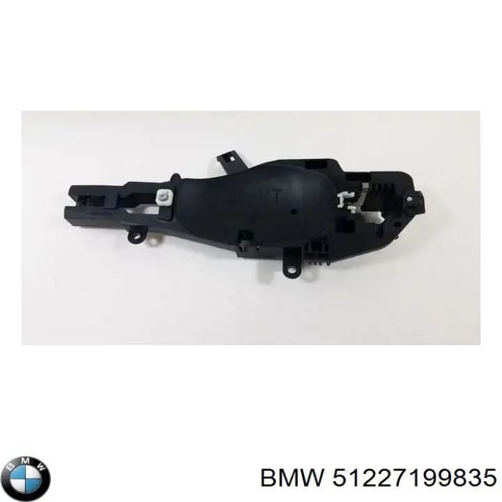 51227199835 BMW soporte de manilla exterior de puerta delantera izquierda